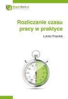 Okładka książki Rozliczanie czasu pracy w praktyce.