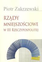 Okładka książki Rządy mniejszościowe w III Rzeczypospolitej