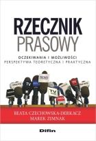 Okładka książki Rzecznik prasowy