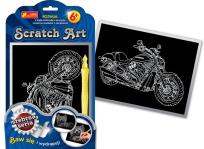 Opakowanie Scratch Art. Srebrna seria - Motocykl