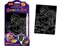 Opakowanie Scratch Art. Tęczowa seria - Kogut