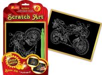 Opakowanie Scratch Art. Złota seria - Motocykl