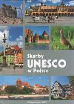 Okładka książki Skarby UNESCO w Polsce - oprawa tw. Ibis