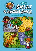 Okładka książki Świat łamigłówek sześciolatka