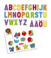 Opakowanie Tablica magnetyczna dwustronna premium duże litery, cyfry kształty