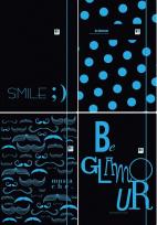 Opakowanie Teczka z gumką A4+ Black&Blue (10szt)