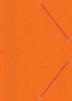 Opakowanie Teczka z gumką A4 z preszpanu pomarańczowa (10szt)