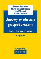 Okładka książki Umowy w obrocie gospodarczym