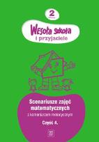Okładka książki Wesoła szkoła i przyjaciele kl 2 cz 4 scenar. WSiP