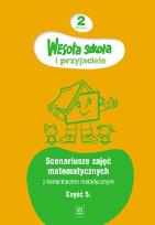 Okładka książki Wesoła szkoła i przyjaciele kl 2 cz 5 scenar. WSiP