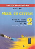 Okładka książki Wiem co czytam. Ćwiczenia w czytaniu SP 2 ŻAK