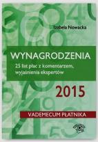 Okładka książki Wynagrodzenia 2015