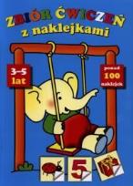 Okładka książki Zbiór ćwiczeń z naklejkami 3-5 l w.2011 SIEDMIORÓG