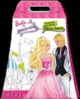 Okładka książki Zestaw książek z kredkami - Barbie w świecie mody