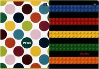 Opakowanie Zeszyt A5/32K kolorowa linia UV mix (10szt)