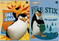 Opakowanie Zeszyt A5/16K kratka UV Pingwiny Movie (20szt)