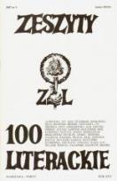 Okładka książki Zeszyty Literackie 100 broszura