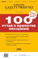 Opakowanie 100 pytań o odwrotne obciążenie