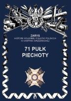 Okładka książki 71 pułk piechoty