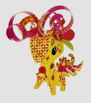 Opakowanie AMIGAMI figurka Żyrafa + akcesoria