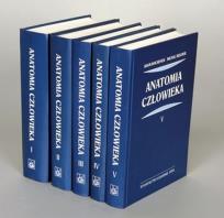 Okładka książki Anatomia człowieka Tom 1-5