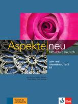 Okładka książki Aspekte Neu B2 Mittelstufe Deutsch Lehr- und Arbeitsbuch + CD Teil 2