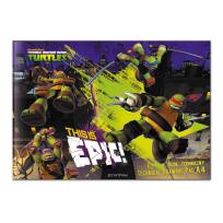 Opakowanie Blok techniczny A4 Wojownicze żółwie ninja 20 sztuk