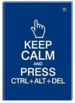 Opakowanie Brulion A5/96K kratka 315 Keep Calm (5szt)