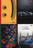 Opakowanie Brulion B5 w kratkę 96 kartek 10 sztuk mix