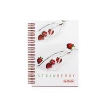 Opakowanie Brulion na spirali A6/100K kratka truskawki (3szt)