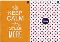 Opakowanie Brulion oprawa półtw. A5/96K kratka mix (5szt)