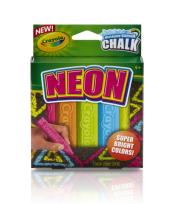 Opakowanie Crayola Neon Kreda chodnikowa neonowa 5 sztuk