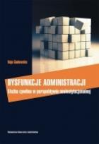 Okładka książki Dysfunkcje administracji