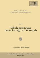 Okładka książki Dzieła Wybrane Edmunda Krzymuskiego Tom 3