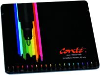 Opakowanie Flamastry Conte metalowe opakowanie 20 sztuk