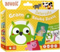 Okładka książki Gram z Sówką Zuzią. Zwierzęta