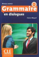 Okładka książki Grammaire en dialogues niveau avance książka + CD audio