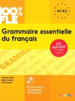 Okładka książki Grammaire essentielle du français poziom A1/A2 książka +  CD