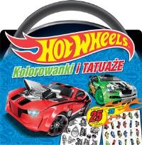 Okładka książki Hot Wheels kolorowanki i tatuaże 1