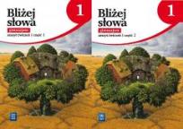 Okładka książki J.Polski GIM Bliżej słowa 1/1 i 1/2 ćw WSIP