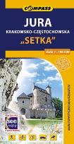 Opakowanie Jura Krakowsko-Częstochowska 'Setka' Mapa turystyczno-krajoznawcza 1:100 000