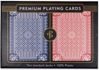 Opakowanie Karty do gry 2 talie Niebieskie Czerwone