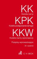 Okładka książki Kodeks karny. Kodeks postępowania karnego. Kodeks karny wykonawczy.