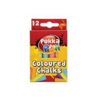 Opakowanie Kolorowa kreda niepyląca 12 kolorów (10szt) PUKKA