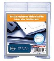 Opakowanie Kostka papierowa biała 85x85x35 mm w kubiku