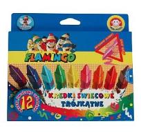 Opakowanie Kredki 12 kolorów świecowe trójkątne