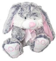 Opakowanie Królik Błażej z kokardką różową 25 cm