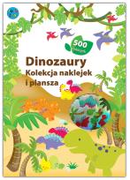 Opakowanie Książeczka z naklejkami Dinozaury - 500 szt. naklejek