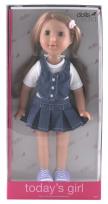 Opakowanie Lalka, 36 cm Todays girl czarne włosy