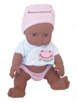 Opakowanie Lalka Murzynka białe ubranko siedząca 22 cm